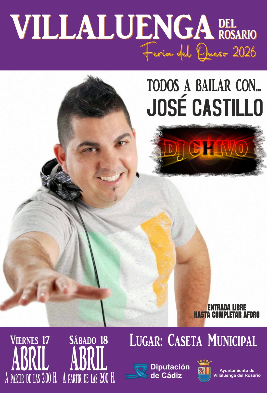 DJ CHIVO EN LA FERIA DEL QUESO DE VILLALUENGA