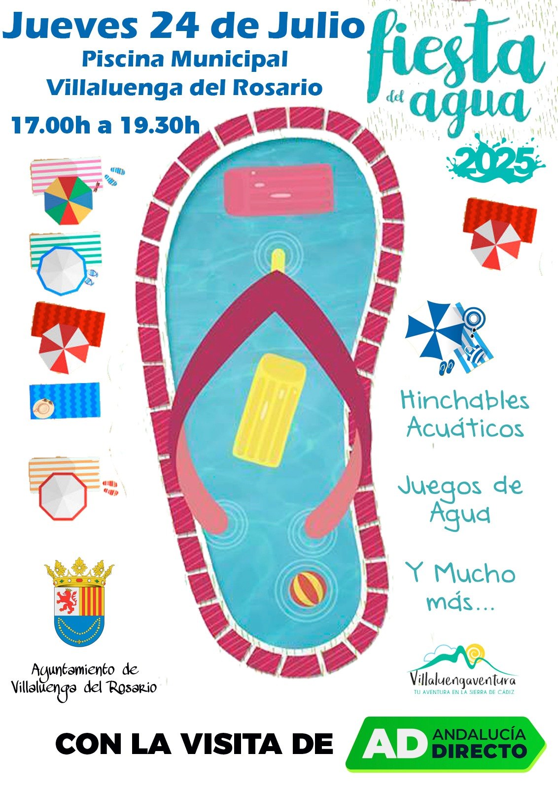 FIESTA ACUÁTICA EN LA PISCINA MUNICIPAL DE VILLALUENGA