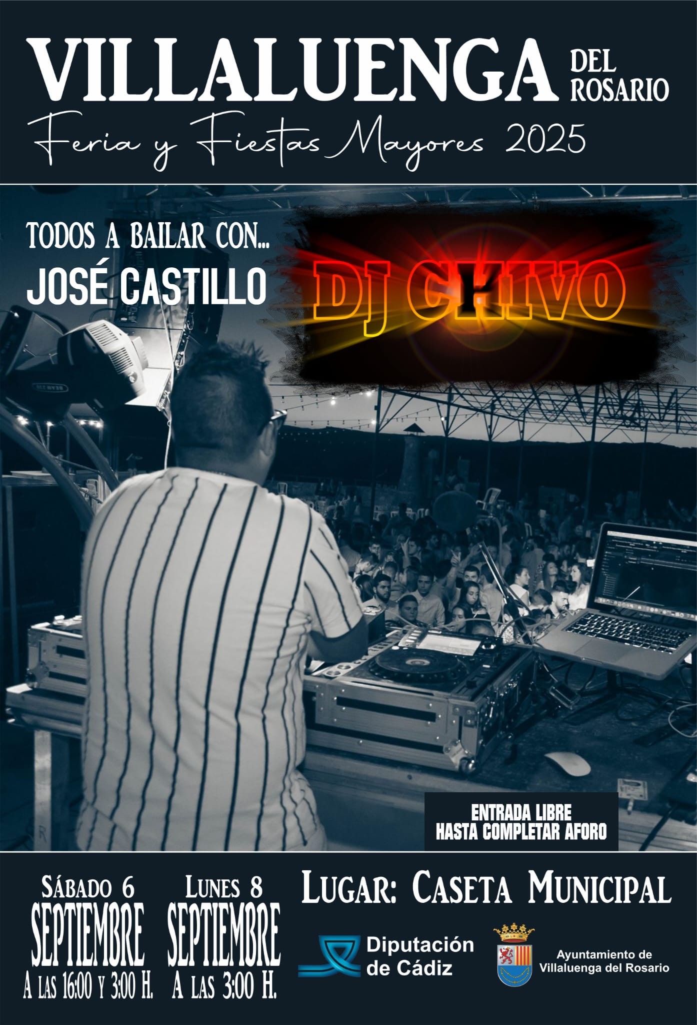 TODOS A BAILAR CON JOSÉ CASTILLO DJ CHIVO EN FERIA