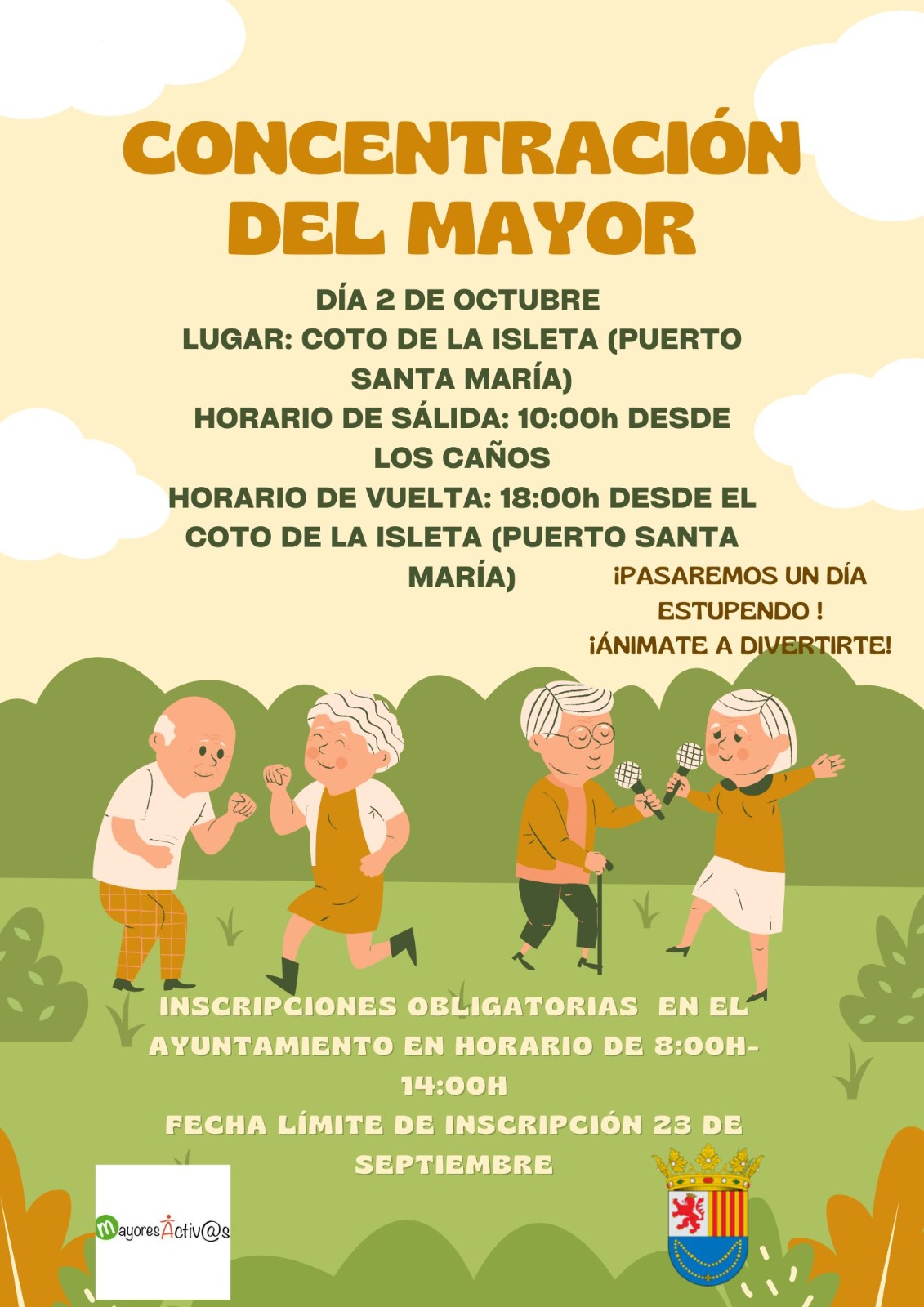 CONCENTRACIÓN DEL MAYOR EN EL PUERTO DE SANTA MARÍA
