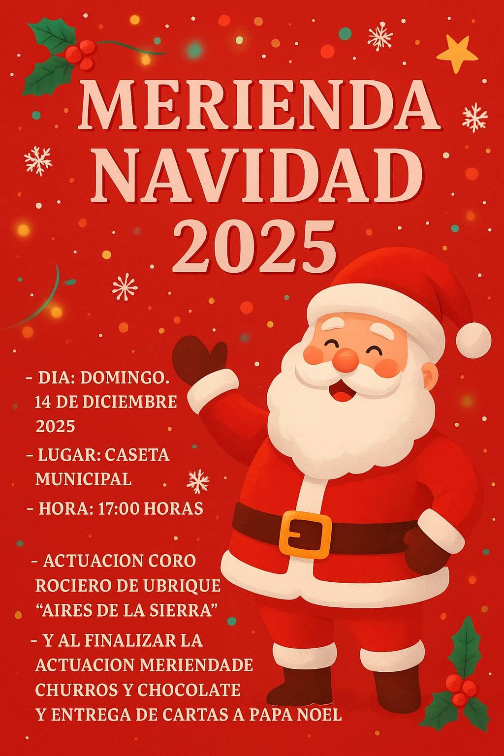 VILLALUENGA DEL ROSARIO CELEBRA LA MERIENDA DE NAVIDAD 2025