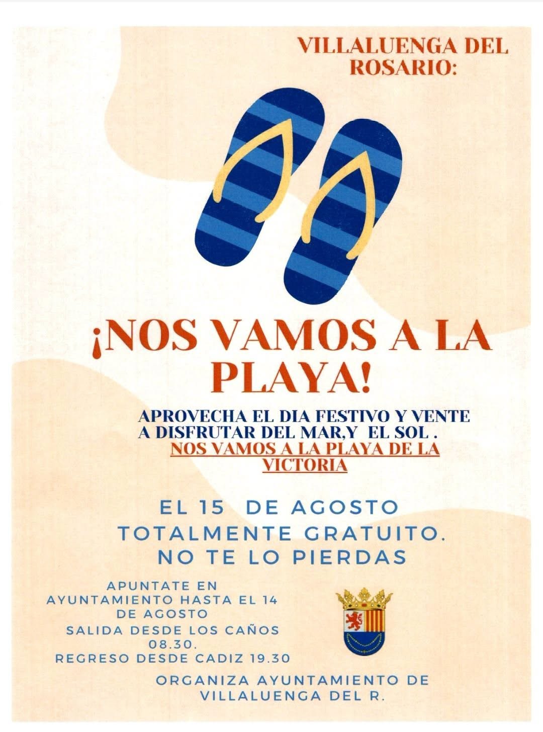 VILLALUENGA DEL ROSARIO SE VA A LA PLAYA
