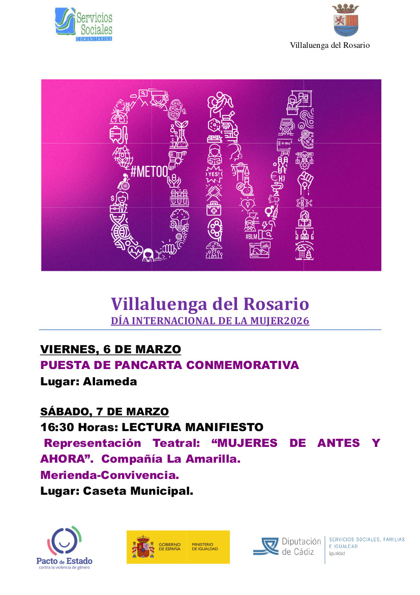 CONMEMORACIÓN DEL DÍA INTERNACIONAL DE LA MUJER EN VILLALUENGA DEL ROSARIO
