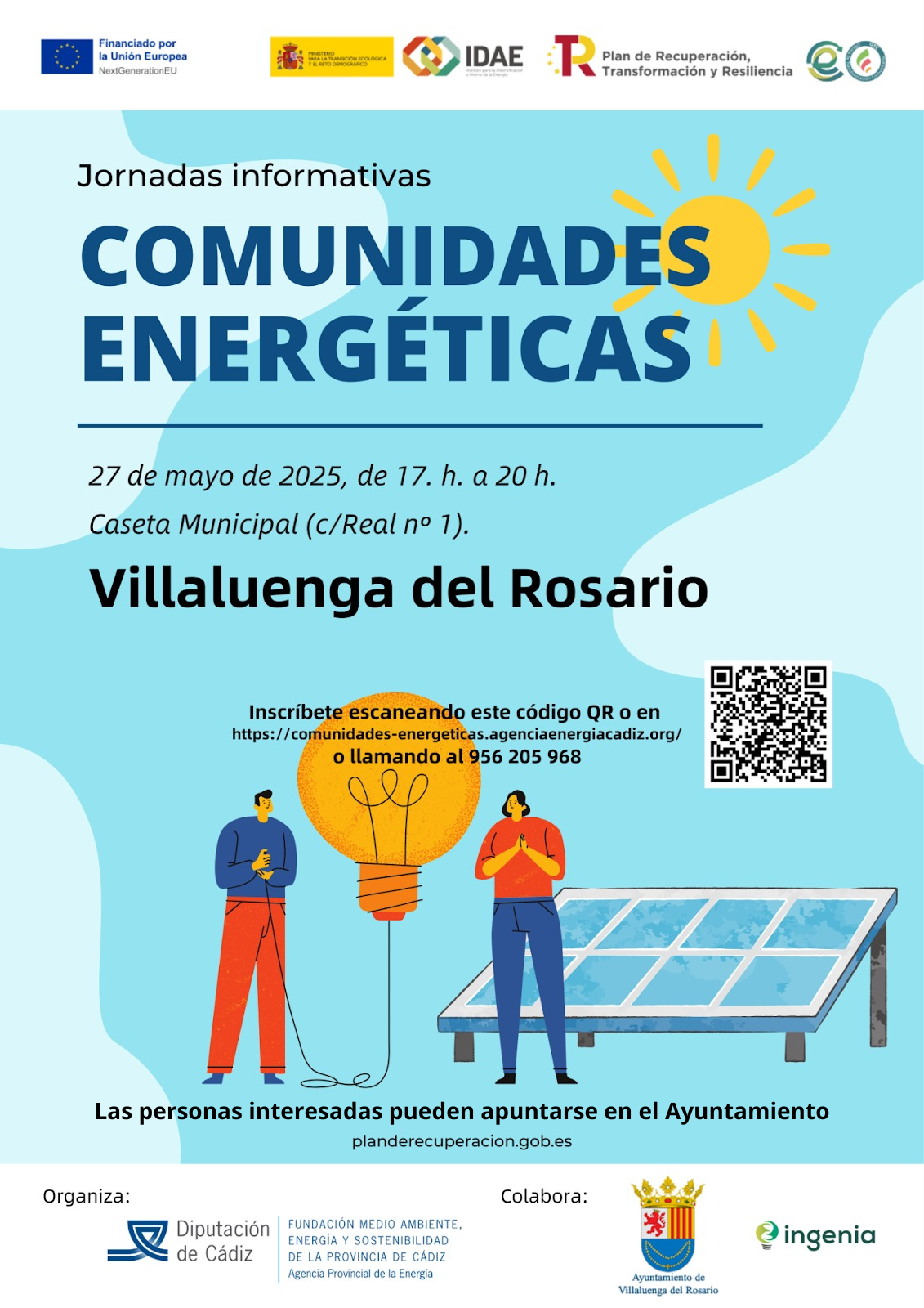 JORNADAS INFORMATIVAS SOBRE COMUNIDADES ENERGÉTICAS EN VILLALUENGA