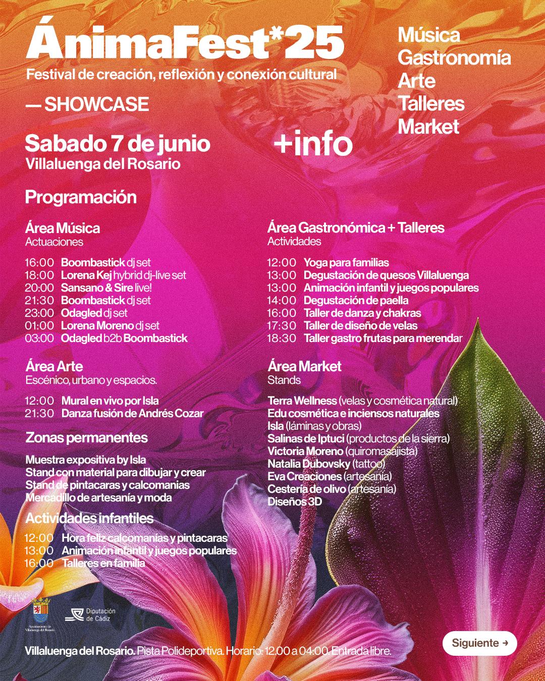 PROGRAMACIÓN COMPLETA ÁNIMAFEST*25 - SHOWCASE EN VILLALUENGA DEL ROSARIO