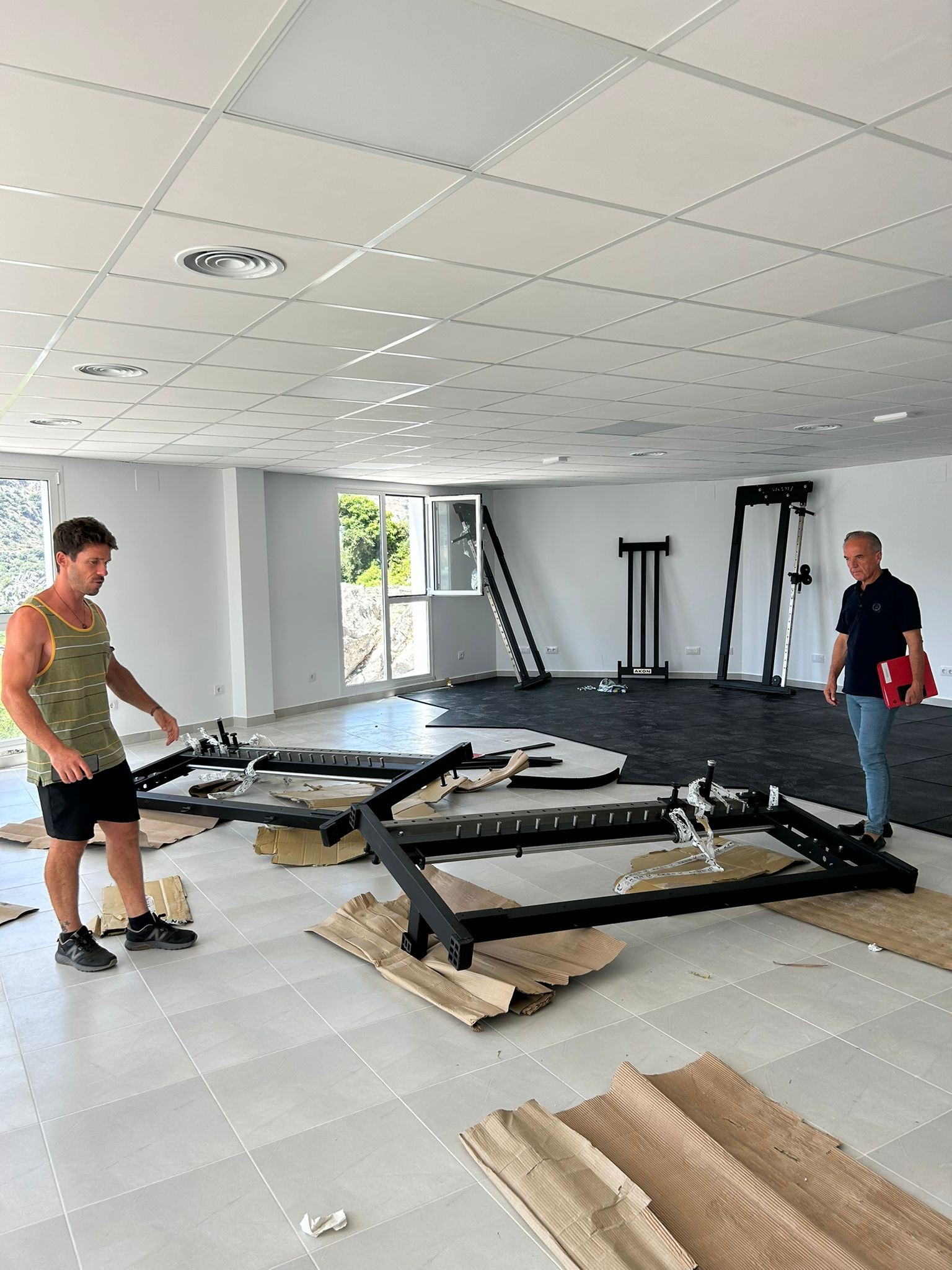 NUEVA APERTURA DE UN GIMNASIO MUNICIPAL