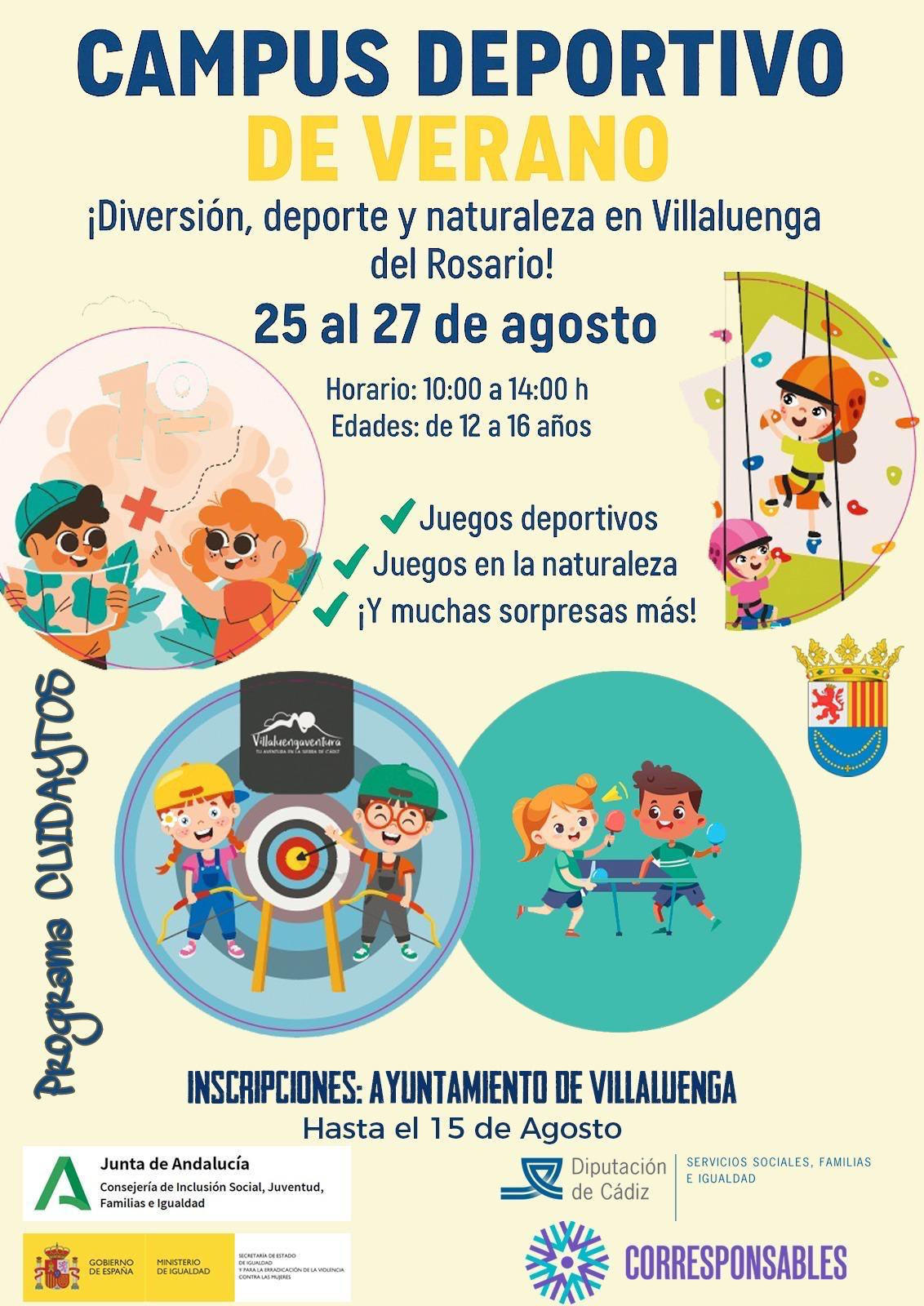 CAMPUS DEPORTIVO DE VERANO DE VILLALUENGA DEL ROSARIO