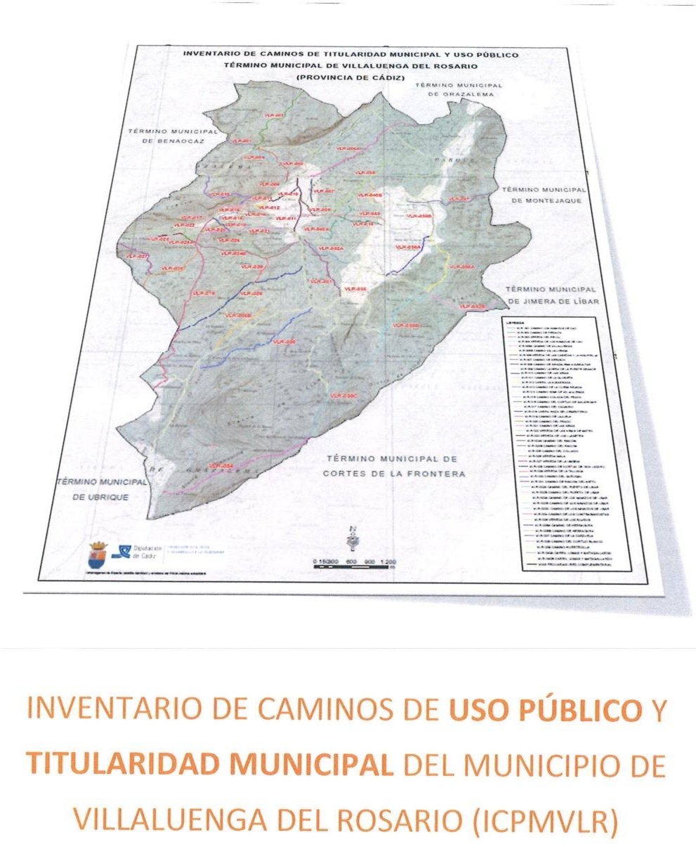APROBACIÓN DE CAMINOS DE USO PÚBLICO Y TITULARIDAD MUNICIPAL