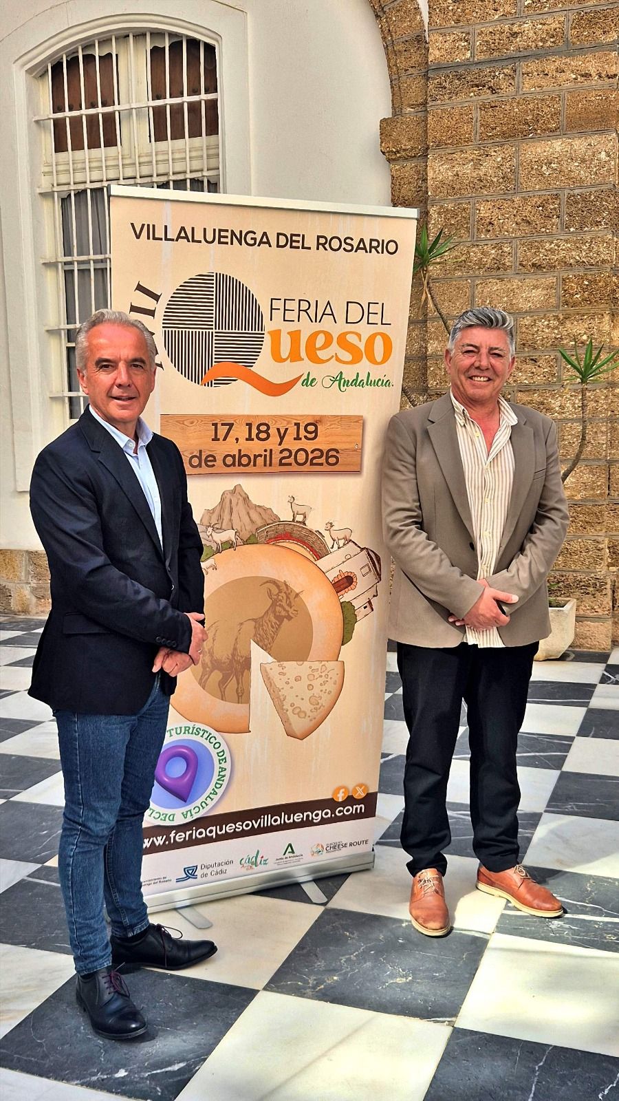 PRESENTACIÓN EN LA DIPUTACION DE CÁDIZ DE LA XVII FERIA DEL QUESO ARTESANAL DE ANDALUCÍA