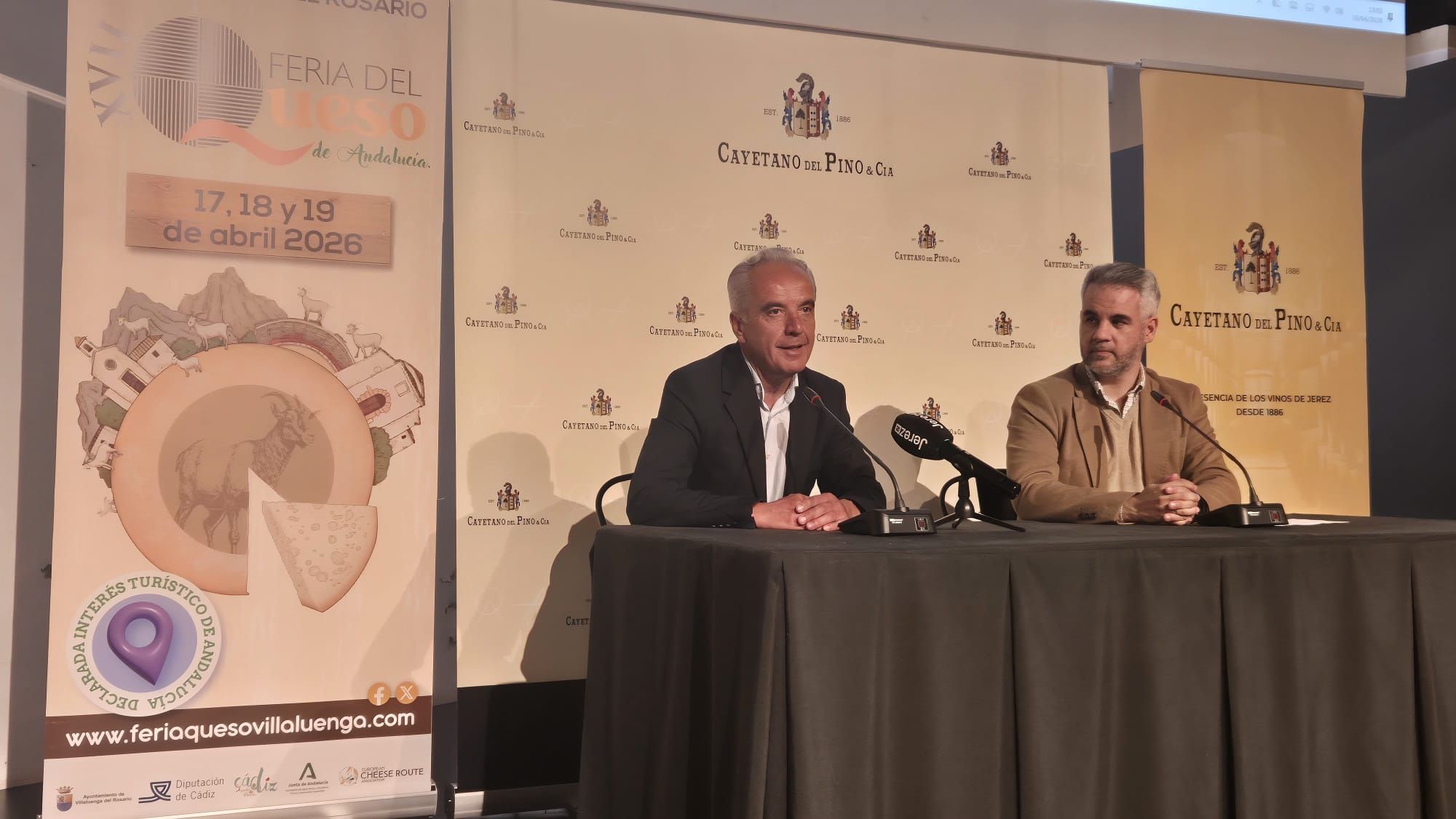 PRESENTACIÓN DE LA XVII FERIA DEL QUESO ARTESANAL DE ANDALUCÍA EN LA BODEGA CAYETANO DEL PINO DE JEREZ