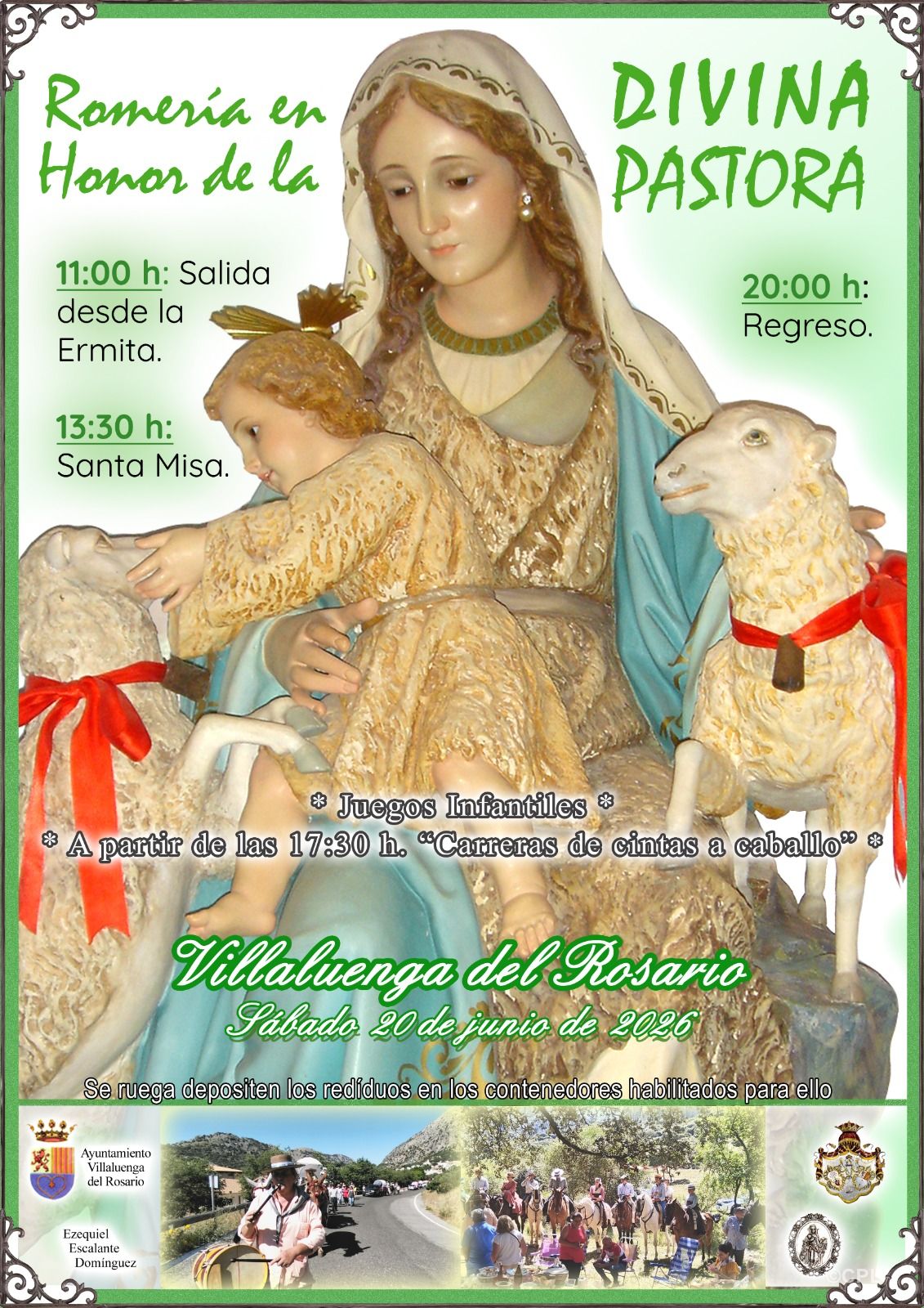 PRESENTACIÓN DEL CARTEL ANUNCIADOR DE LA ROMERÍA DE VILLALUENGA DEL ROSARIO