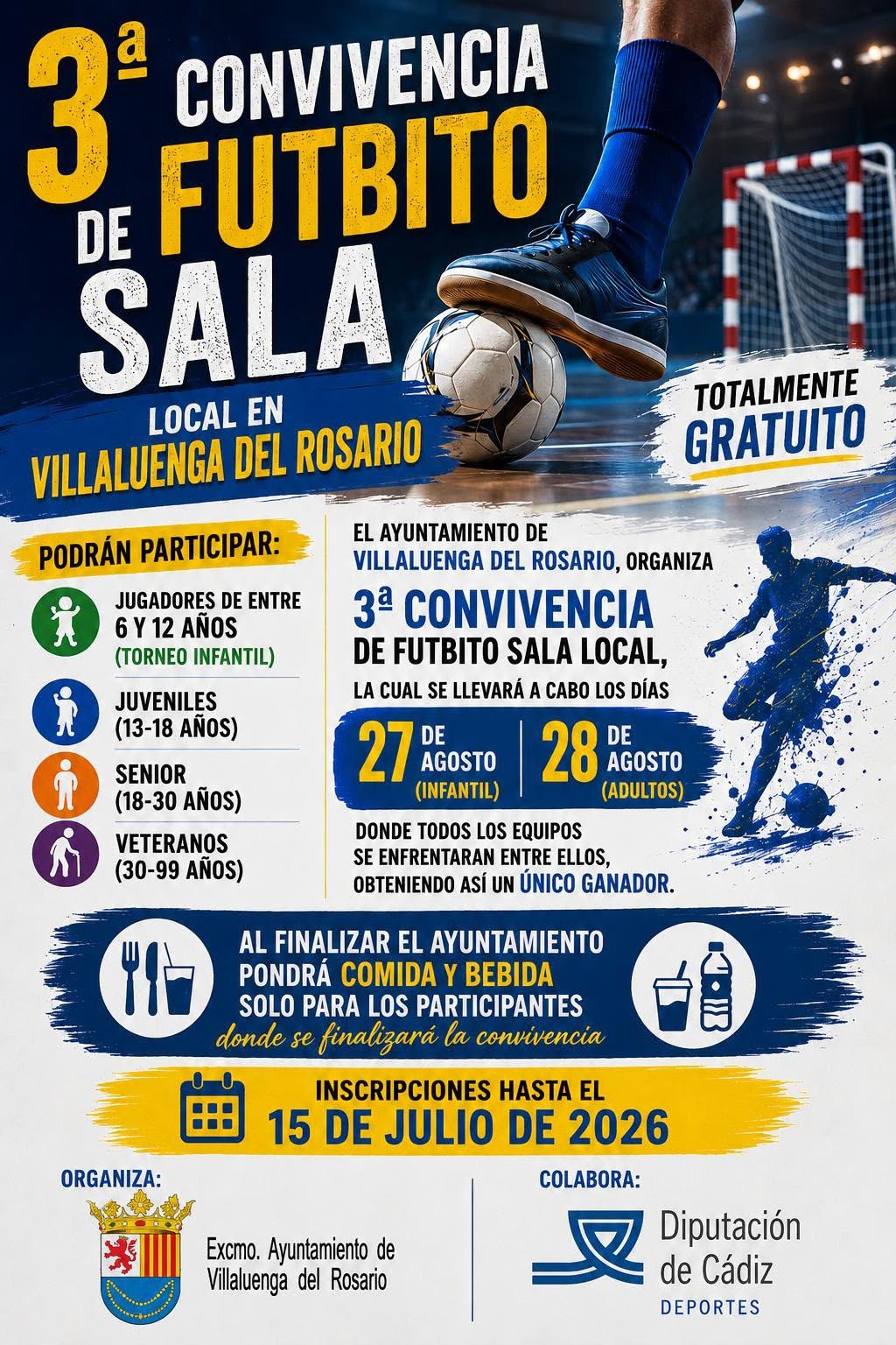 3ª CONVIVENCIA DE FUTBITO SALA LOCAL EN VILLALUENGA DEL ROSARIO