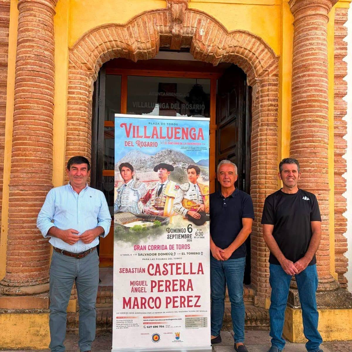GRAN CORRIDA DE TOROS EN VILLALUENGA DEL ROSARIO POR LAS FIESTAS MAYORES 2026