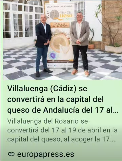 VILLALUENGA DEL ROSARIO SE CONSOLIDA COMO LA CAPITAL DEL QUESO