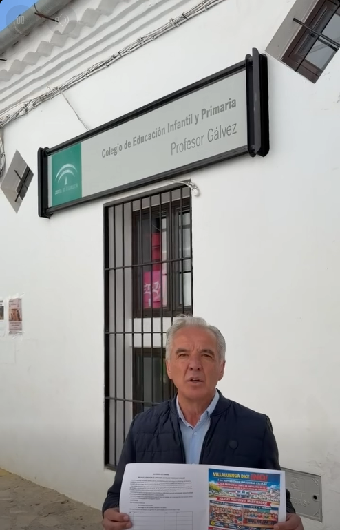 VILLALUENGA DEL ROSARIO INICIA RECOGIDA DE FIRMAS PARA EVITAR EL RECORTE DE AULAS Y PROFESORADO