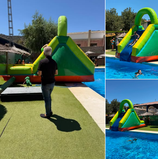 GRAN AMBIENTE EN LA FIESTA DEL AGUA DE VILLALUENGA DEL ROSARIO