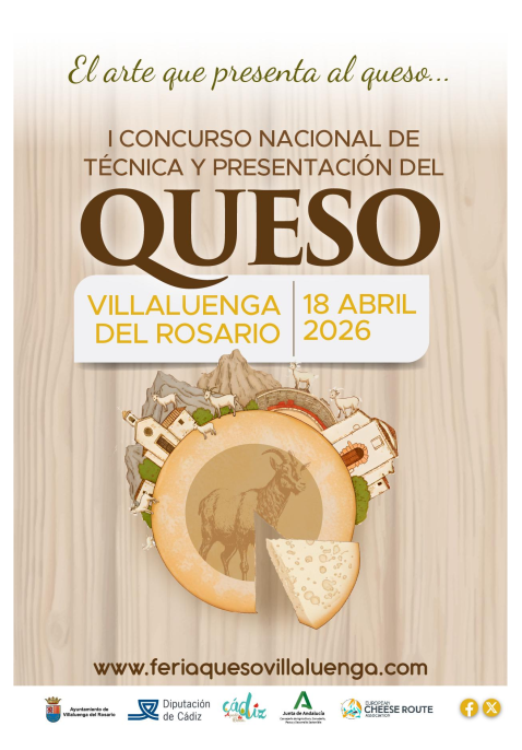  I CONCURSO NACIONAL DE TÉCNICA Y PRESENTACIÓN DEL QUESO VILLALUENGA DEL ROSARIO 2026