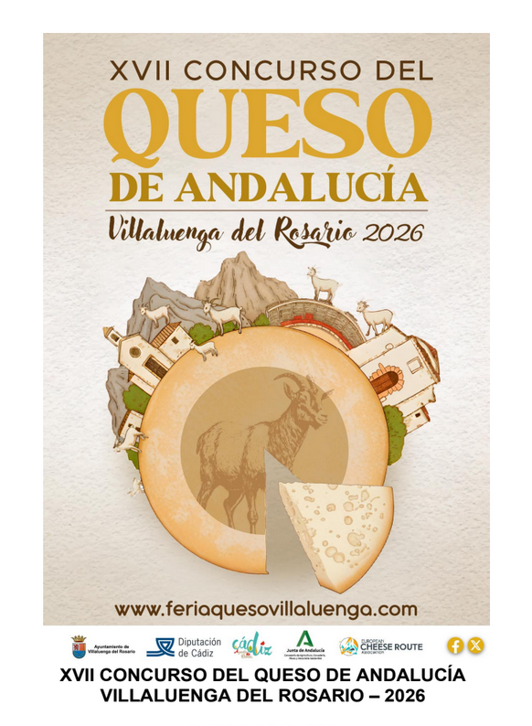 XVII CONCURSO DEL QUESO DE ANDALUCÍA VILLALUENGA DEL ROSARIO 2026